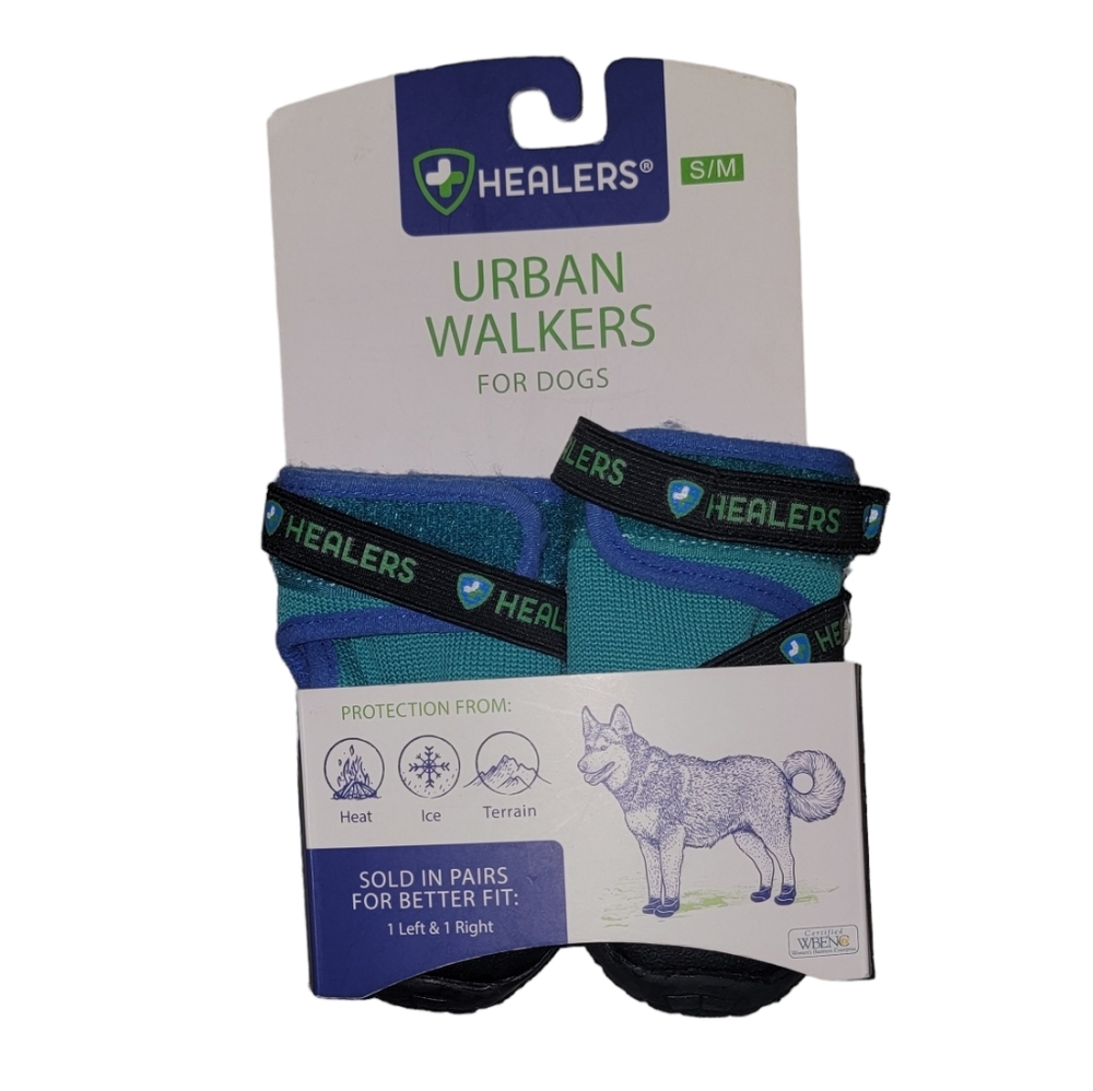 Healers Urban Walker Dog Boots -  M/S - Teal - Picture 9 of 9